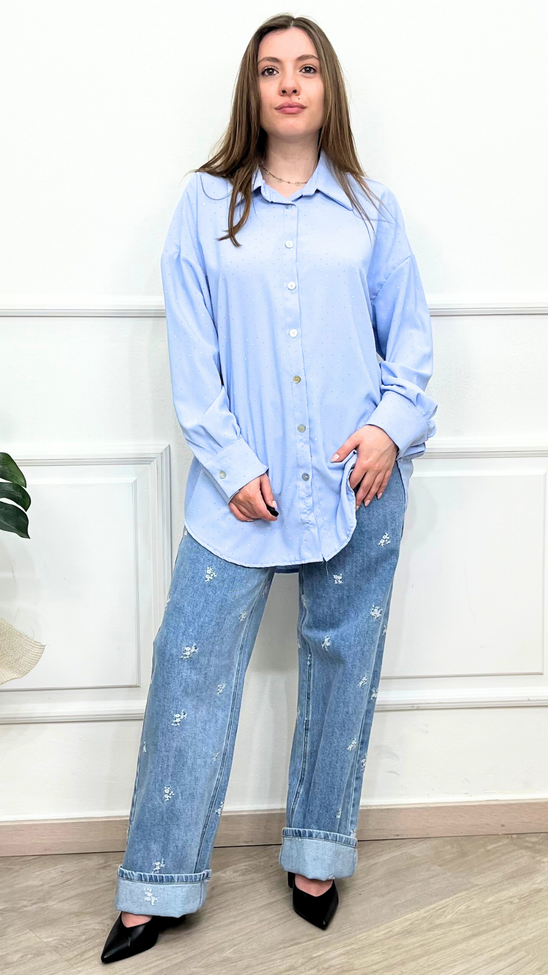 Camicia con strass - DOREMI'