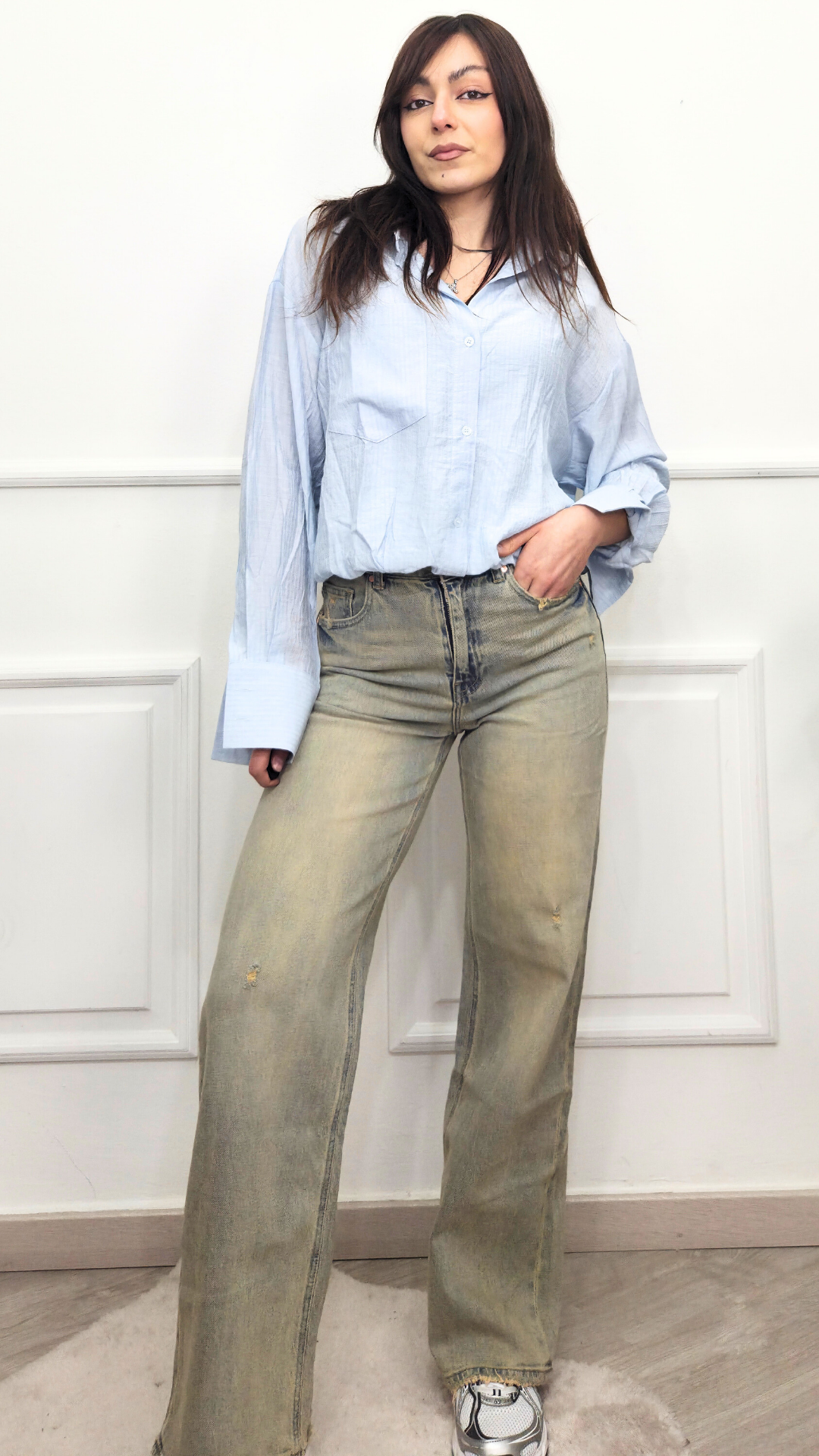 Camicia con top