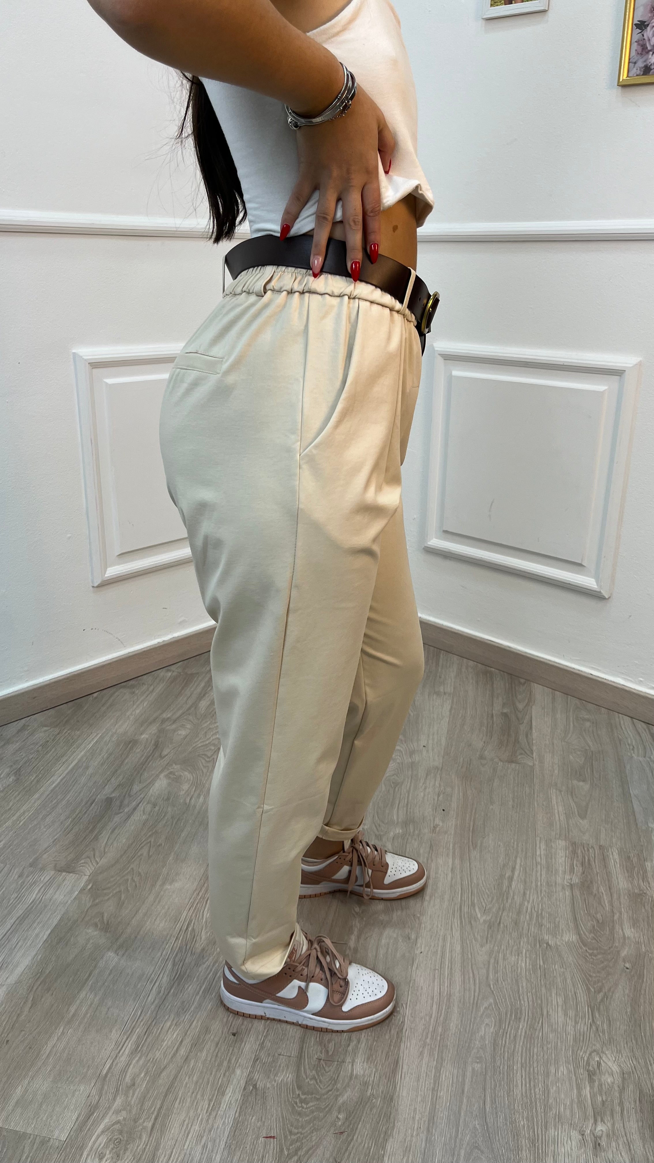 Pantalone con cintura - Regular