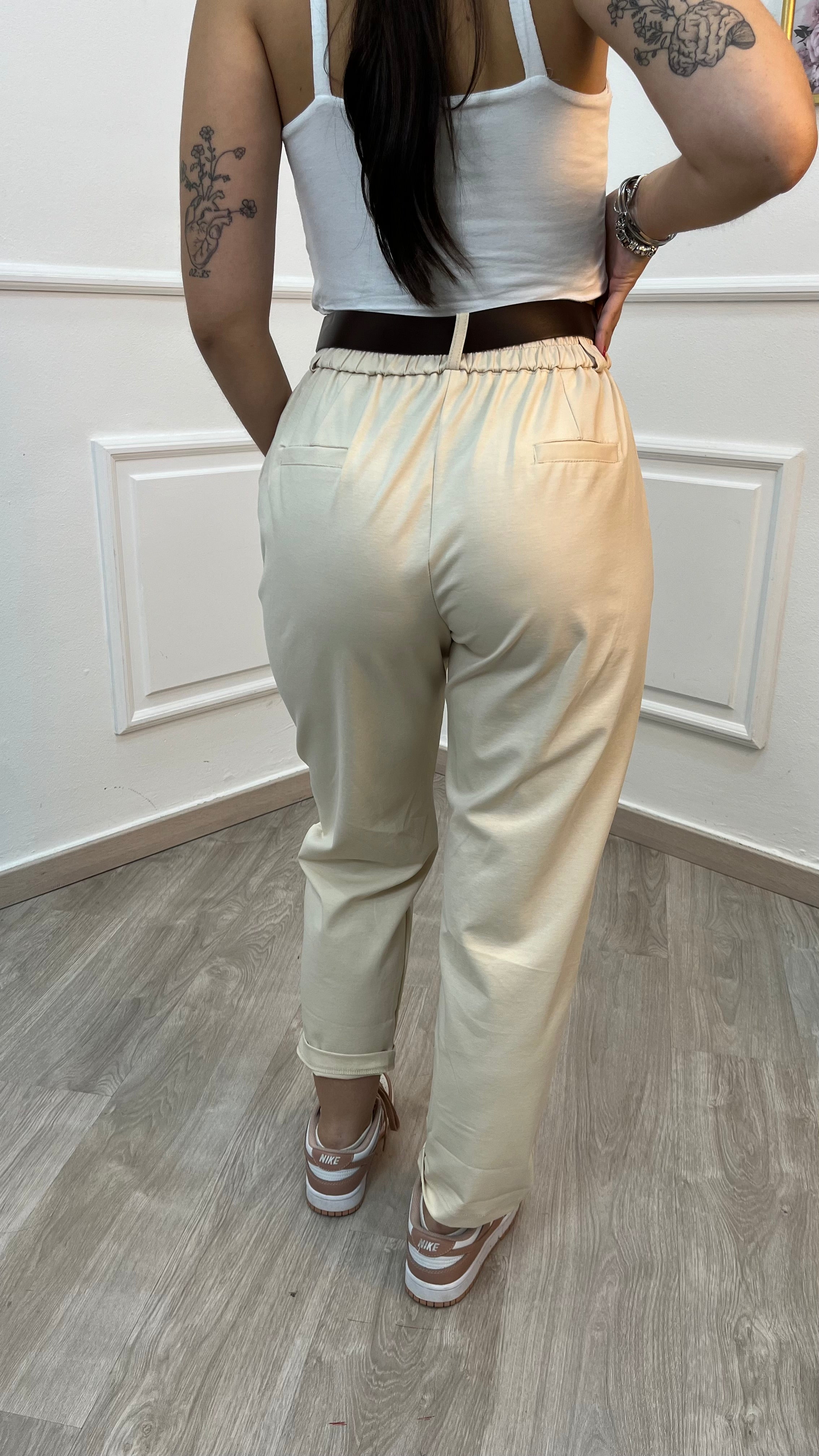 Pantalone con cintura - Regular