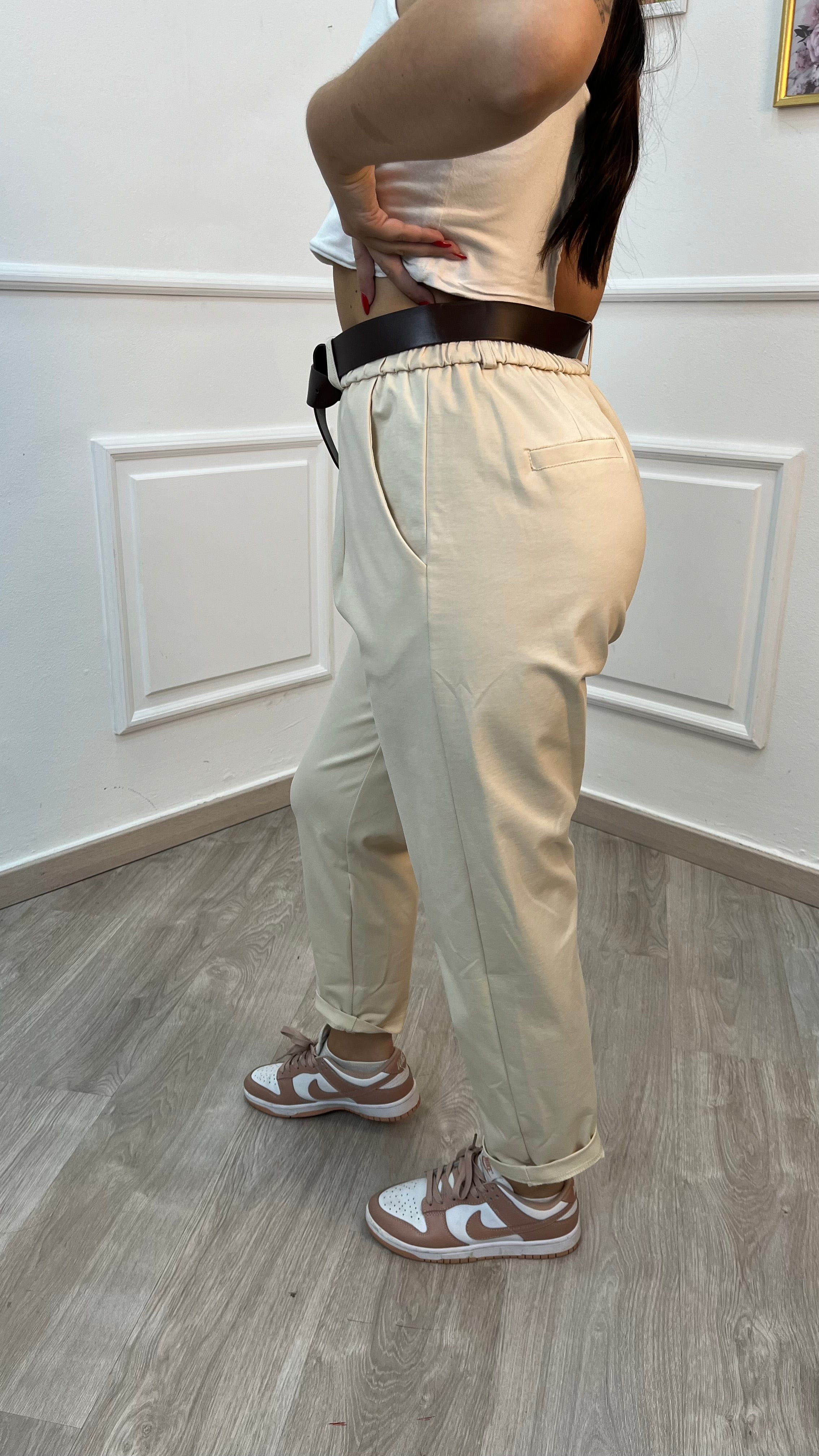 Pantalone con cintura - Regular