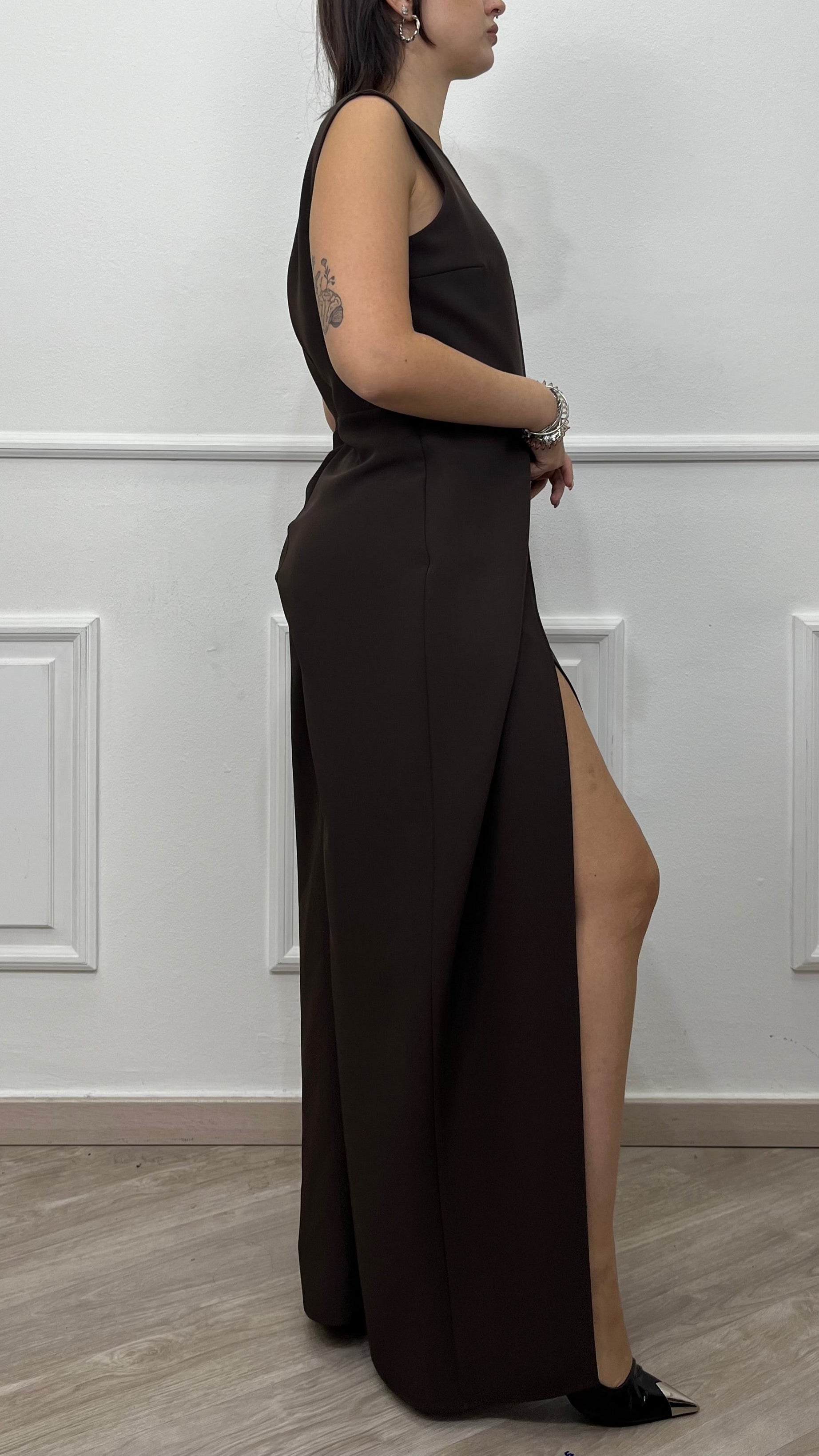 Tuta con soprabito - Brown