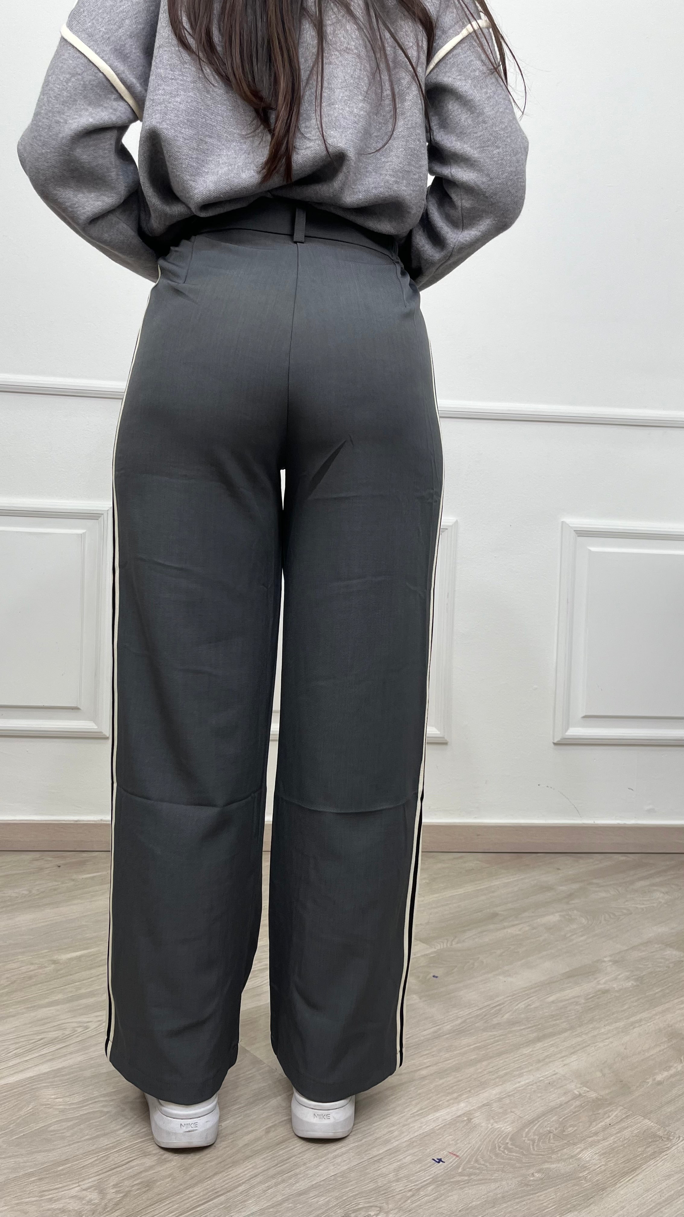 Pantalone palazzo - Grigio