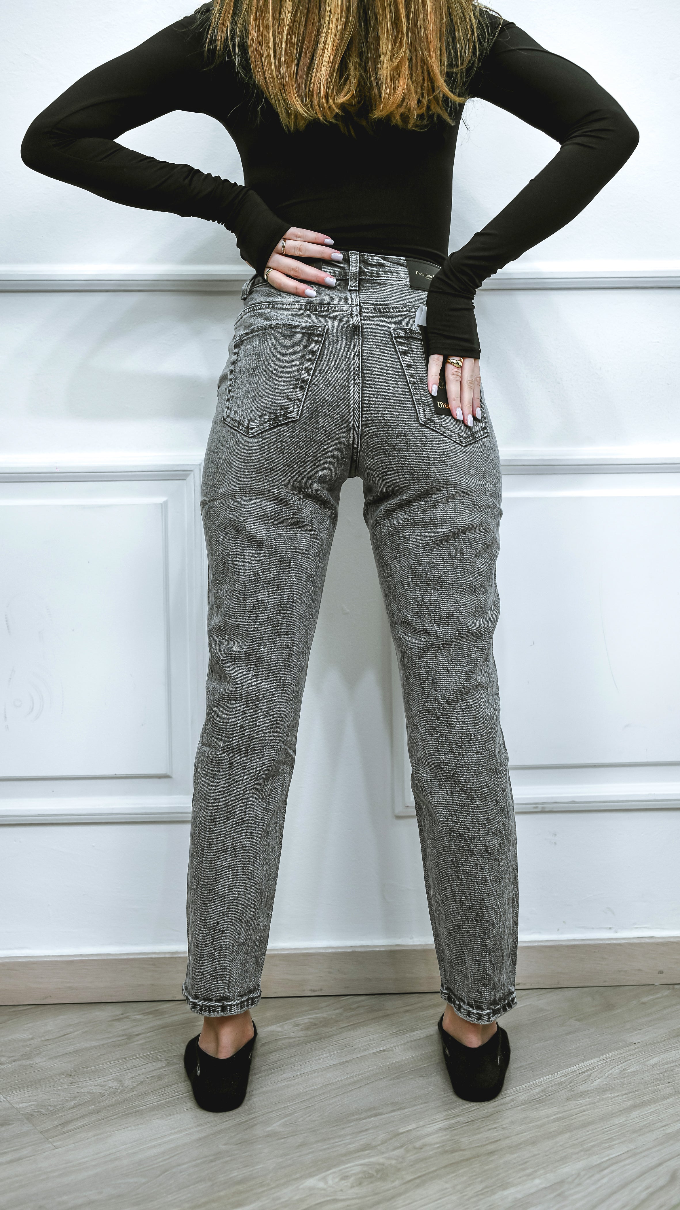 Jeans Mom Fit - Dark