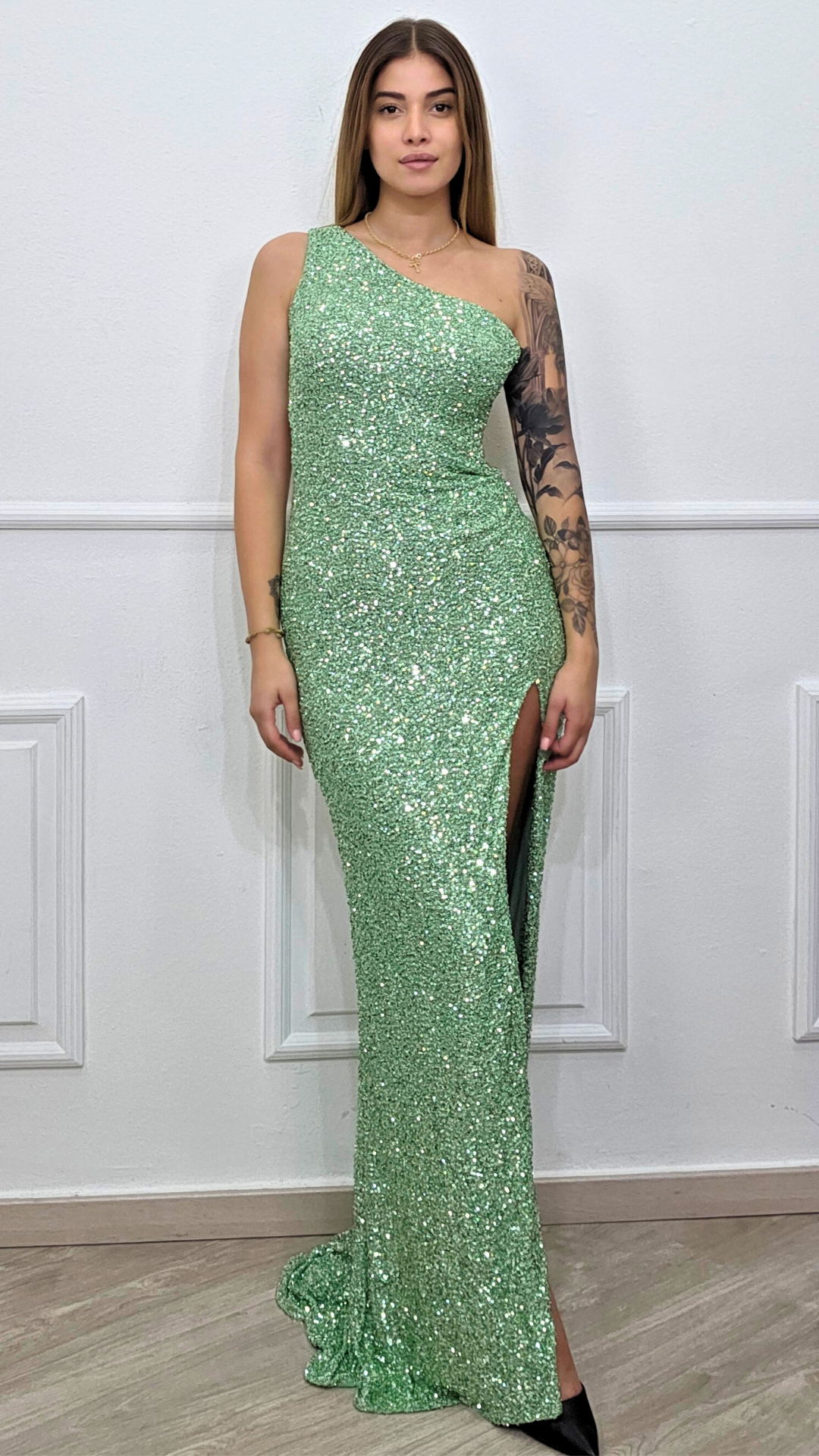 ABITO LUNGO GLITTERATO - SPINK BOOM